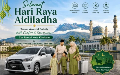 Explore Sabah During Hari Raya Aidiladha with Reliable Car Rental Services